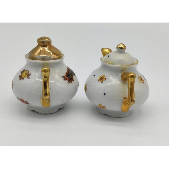 Vintage Japan York County Fair Souvenir Teapots Pennsylvania PA Tea Pot Set Of 2 - Picture 6 of 11